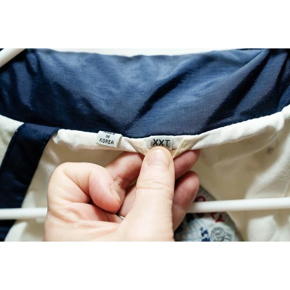 Members Only  world travel club windbreaker Bomber Jacket size XXT Vintage